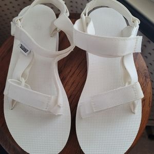 White Tevas Womens size 7